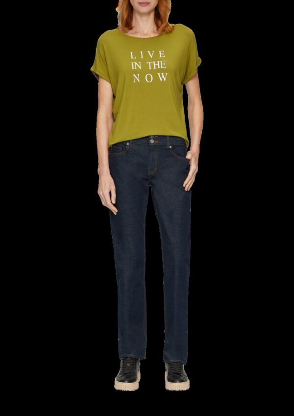 Jeans Karolin / Regular Fit / Mid Rise / Straight Leg / Rinse Wash