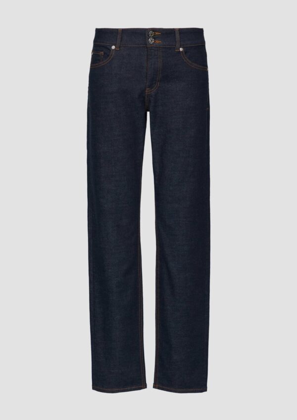 Jeans Karolin / Regular Fit / Mid Rise / Straight Leg / Rinse Wash