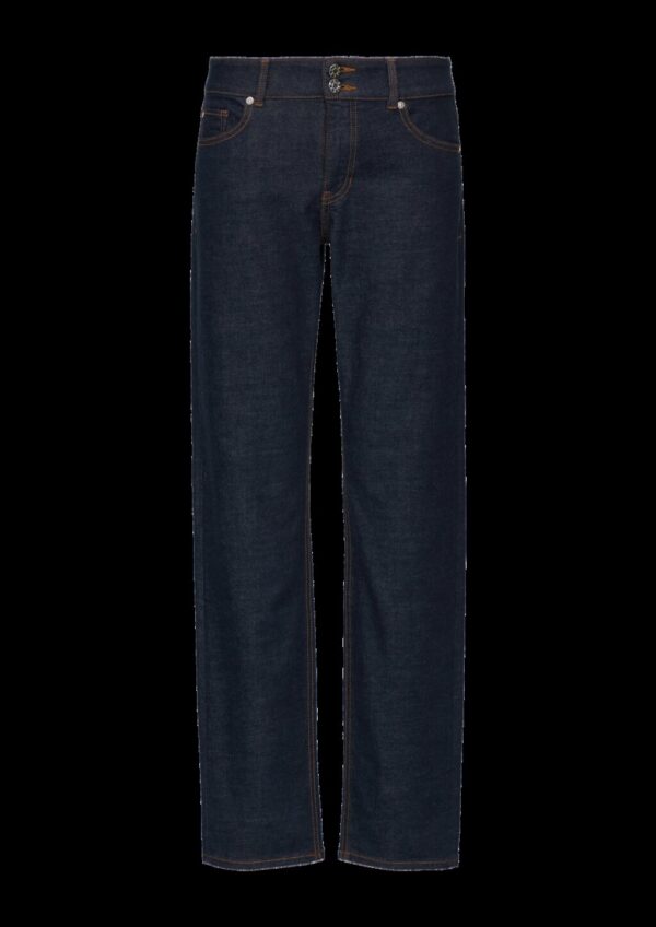 Jeans Karolin / Regular Fit / Mid Rise / Straight Leg / Rinse Wash