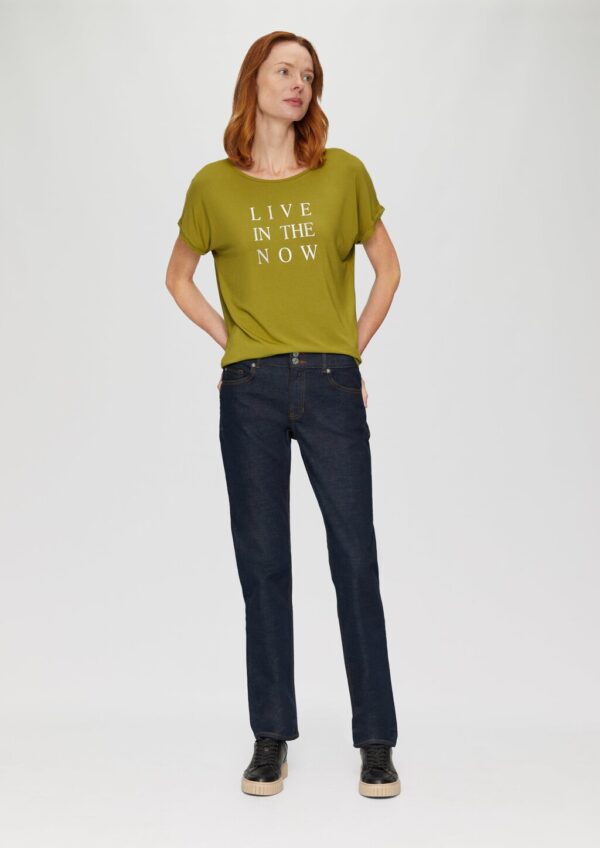 Jeans Karolin / Regular Fit / Mid Rise / Straight Leg / Rinse Wash