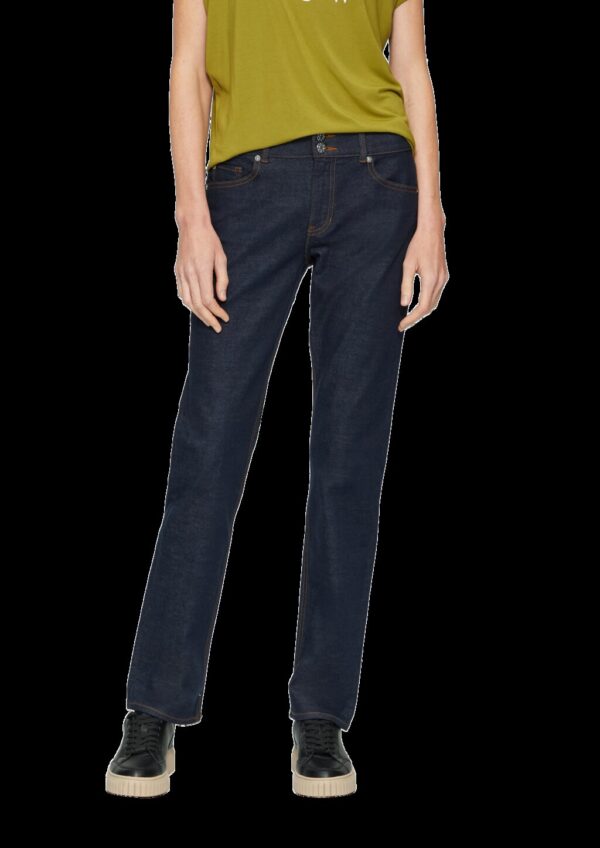 Jeans Karolin / Regular Fit / Mid Rise / Straight Leg / Rinse Wash