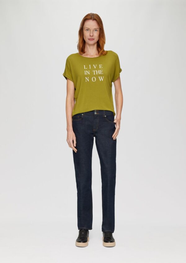 Jeans Karolin / Regular Fit / Mid Rise / Straight Leg / Rinse Wash