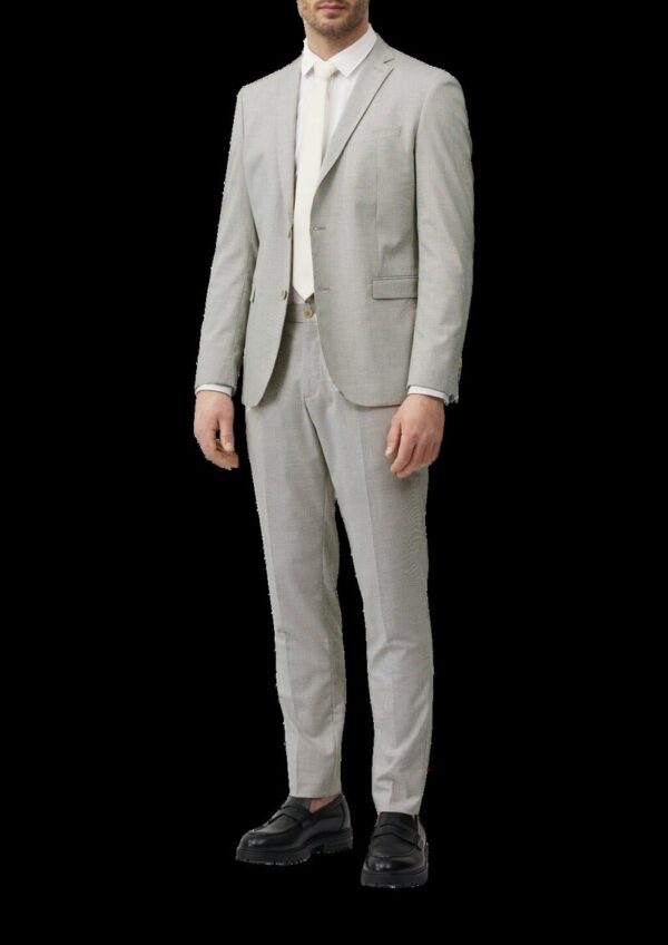 Tailored Fit: Elastisches Hemd aus Jersey