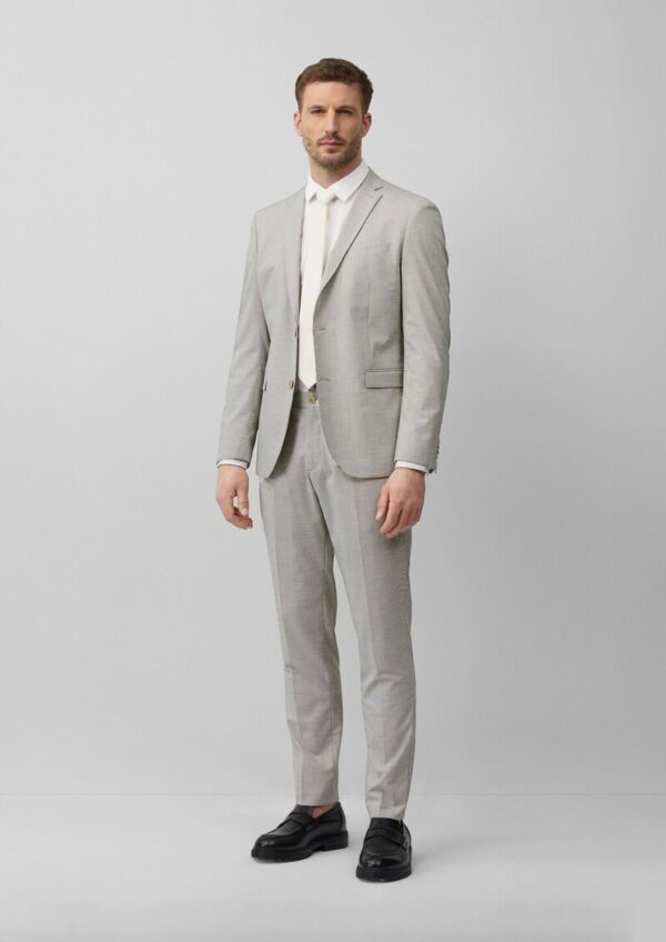 Tailored Fit: Elastisches Hemd aus Jersey