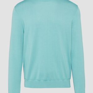 Edler Feinstrickpullover aus Baumwollmix mit Rippbündchen