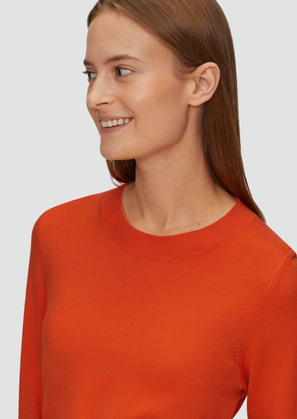 Strickpullover mit Rundhalsausschnitt