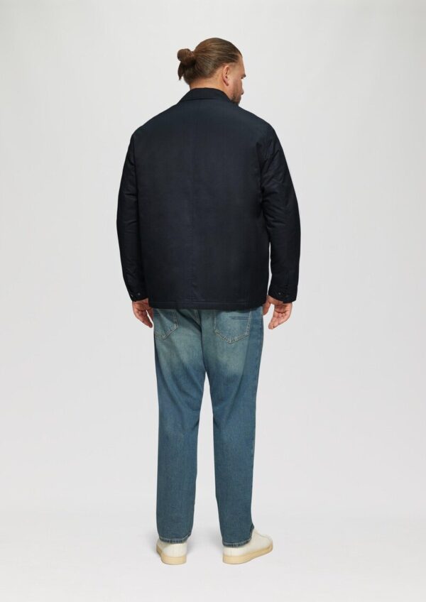 Gefüttertes Twill-Overshirt mit Brusttaschen