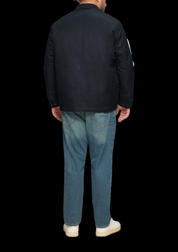 Gefüttertes Twill-Overshirt mit Brusttaschen