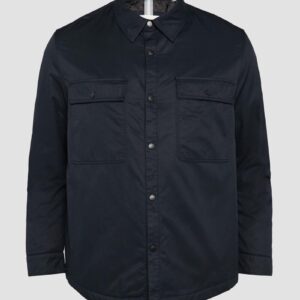 Gefüttertes Twill-Overshirt mit Brusttaschen