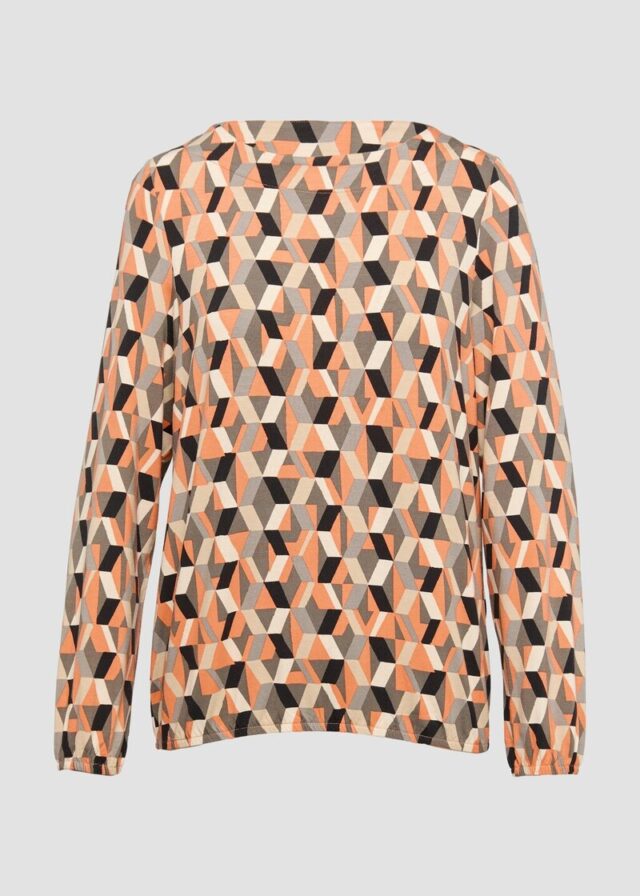 O-Shape-Shirt aus Viskosemix