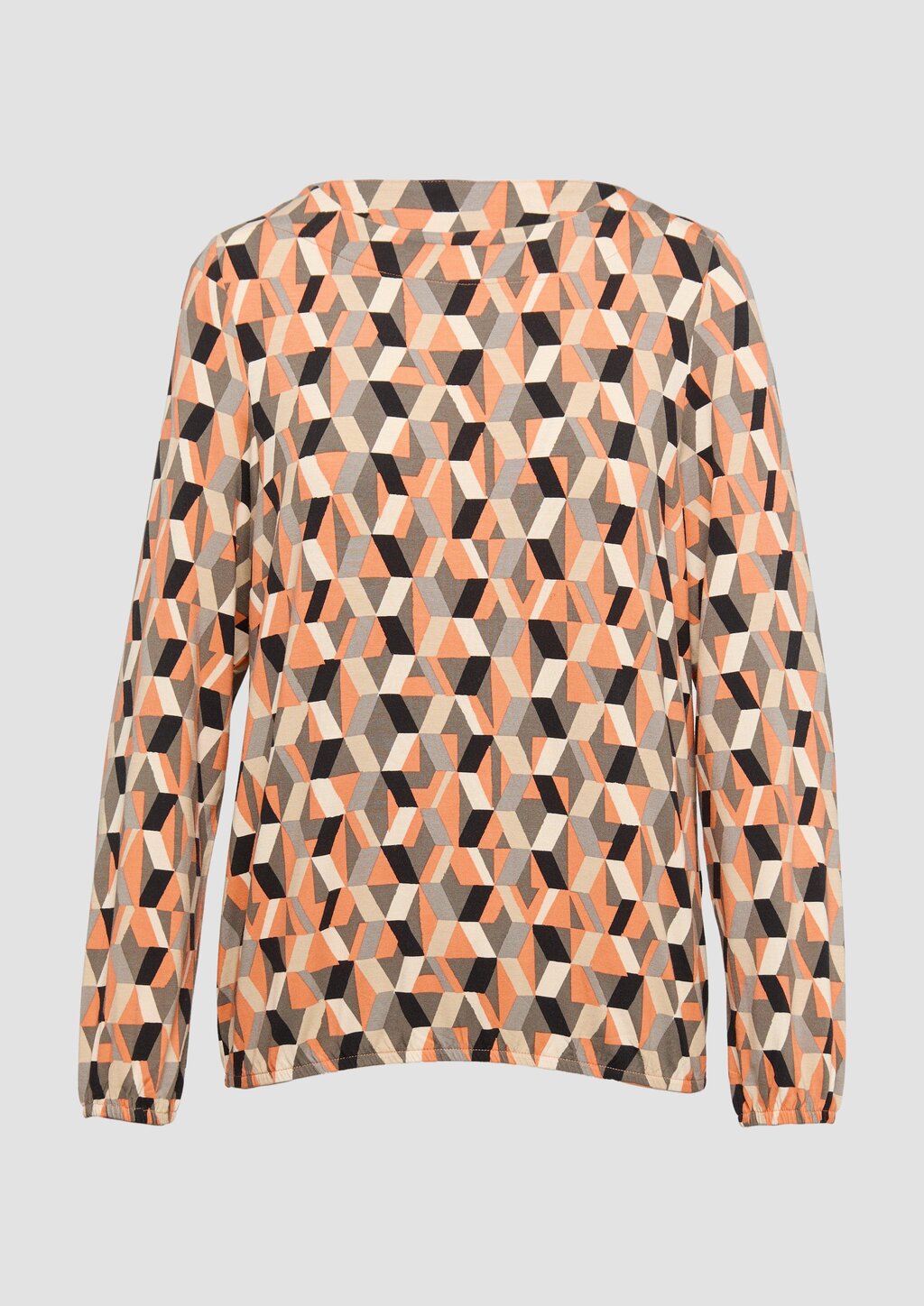 O-Shape-Shirt aus Viskosemix