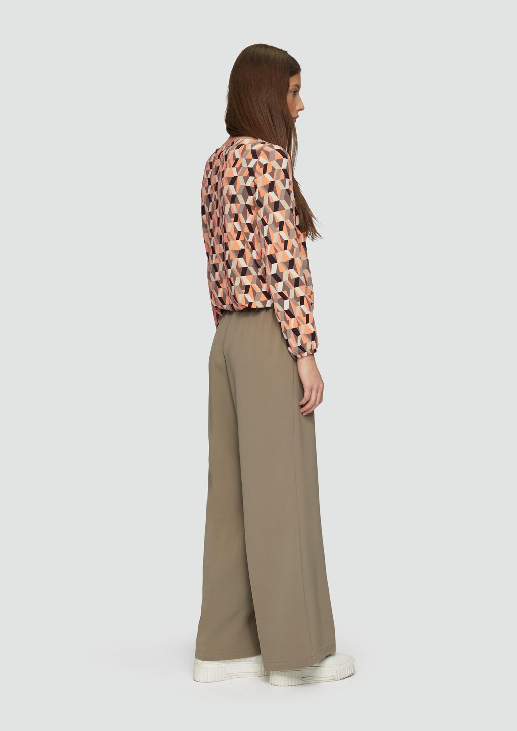 O-Shape-Shirt aus Viskosemix