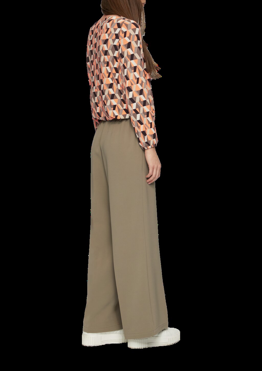 O-Shape-Shirt aus Viskosemix