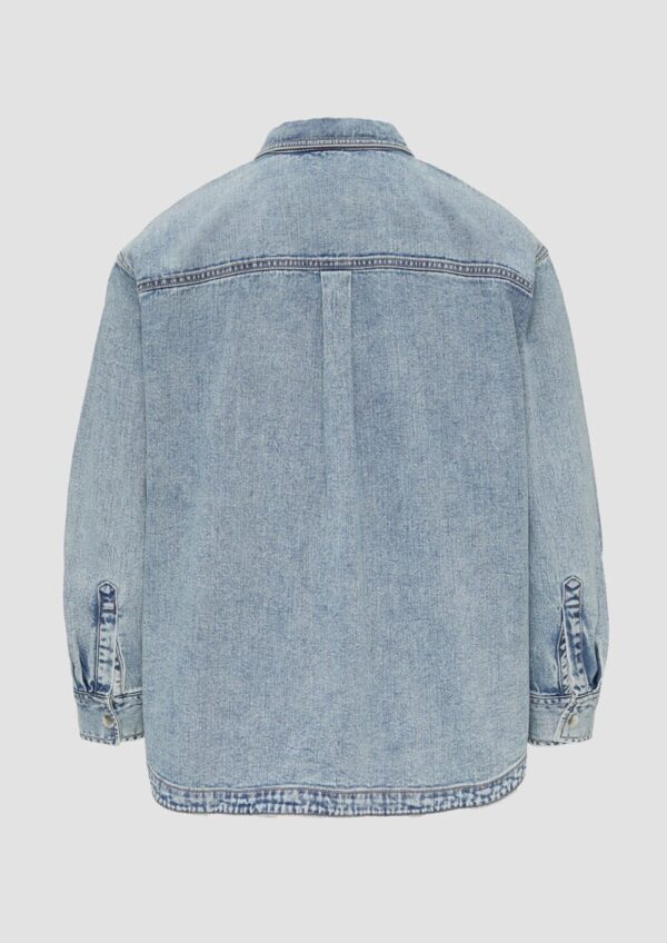 Denim-Hemd mit Brusttaschen