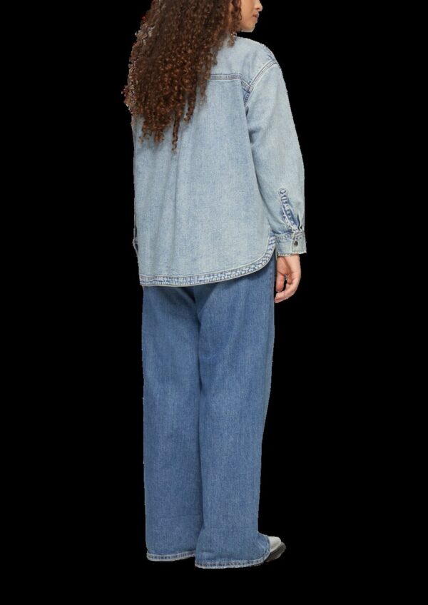 Denim-Hemd mit Brusttaschen