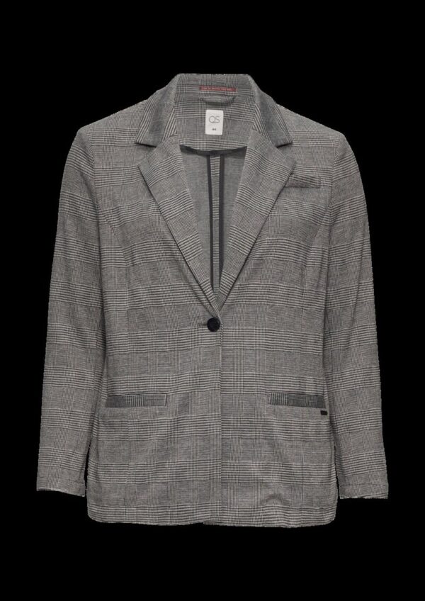 Gemusterter Blazer aus Interlock-Jersey
