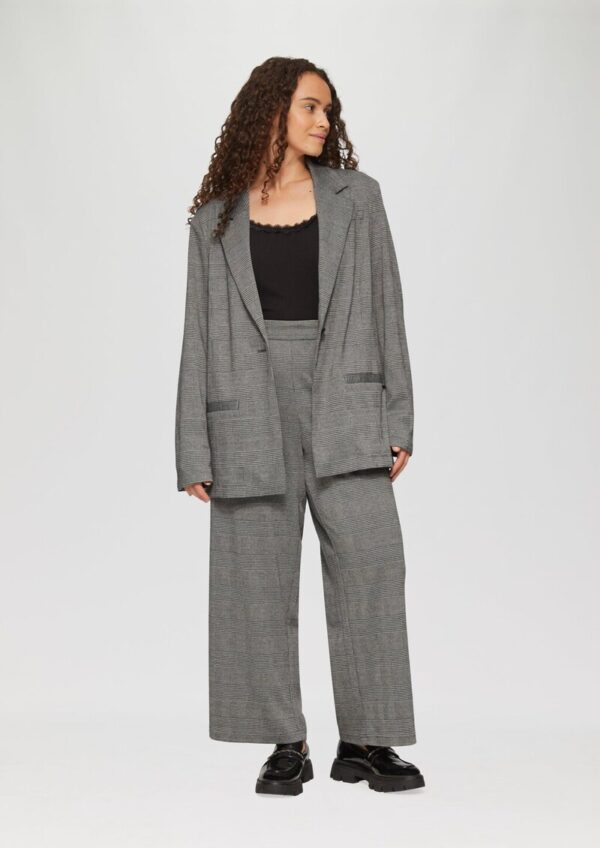 Gemusterter Blazer aus Interlock-Jersey