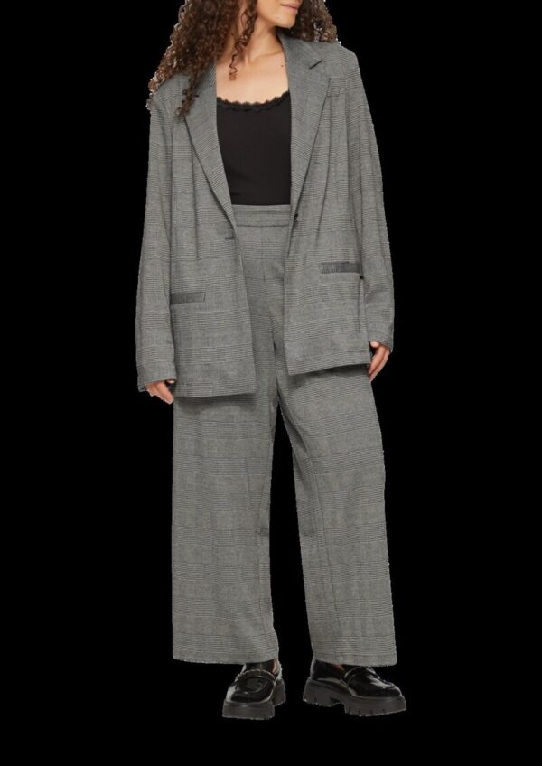 Gemusterter Blazer aus Interlock-Jersey