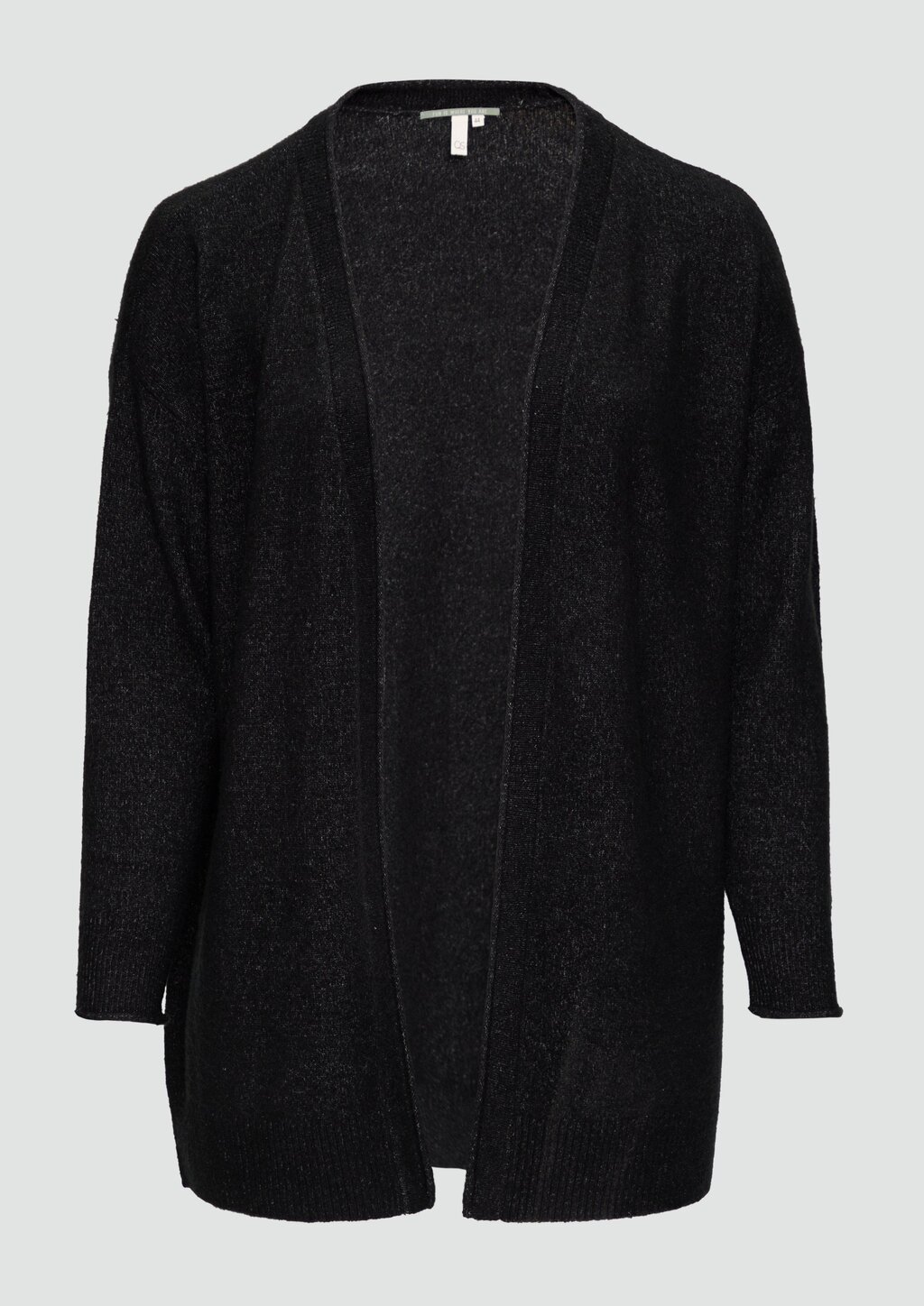 Weiche Strickjacke mit Rollkante