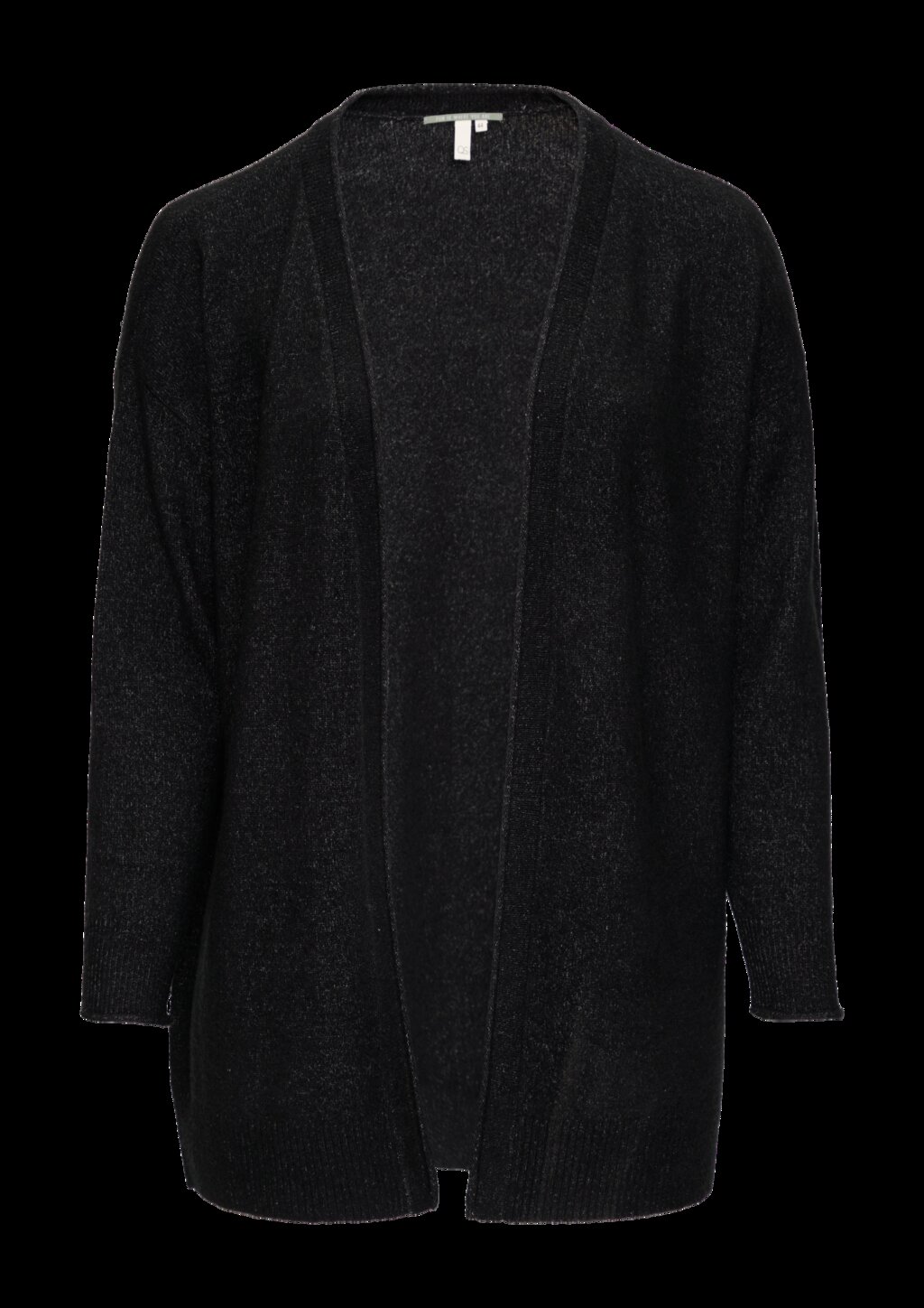 Weiche Strickjacke mit Rollkante