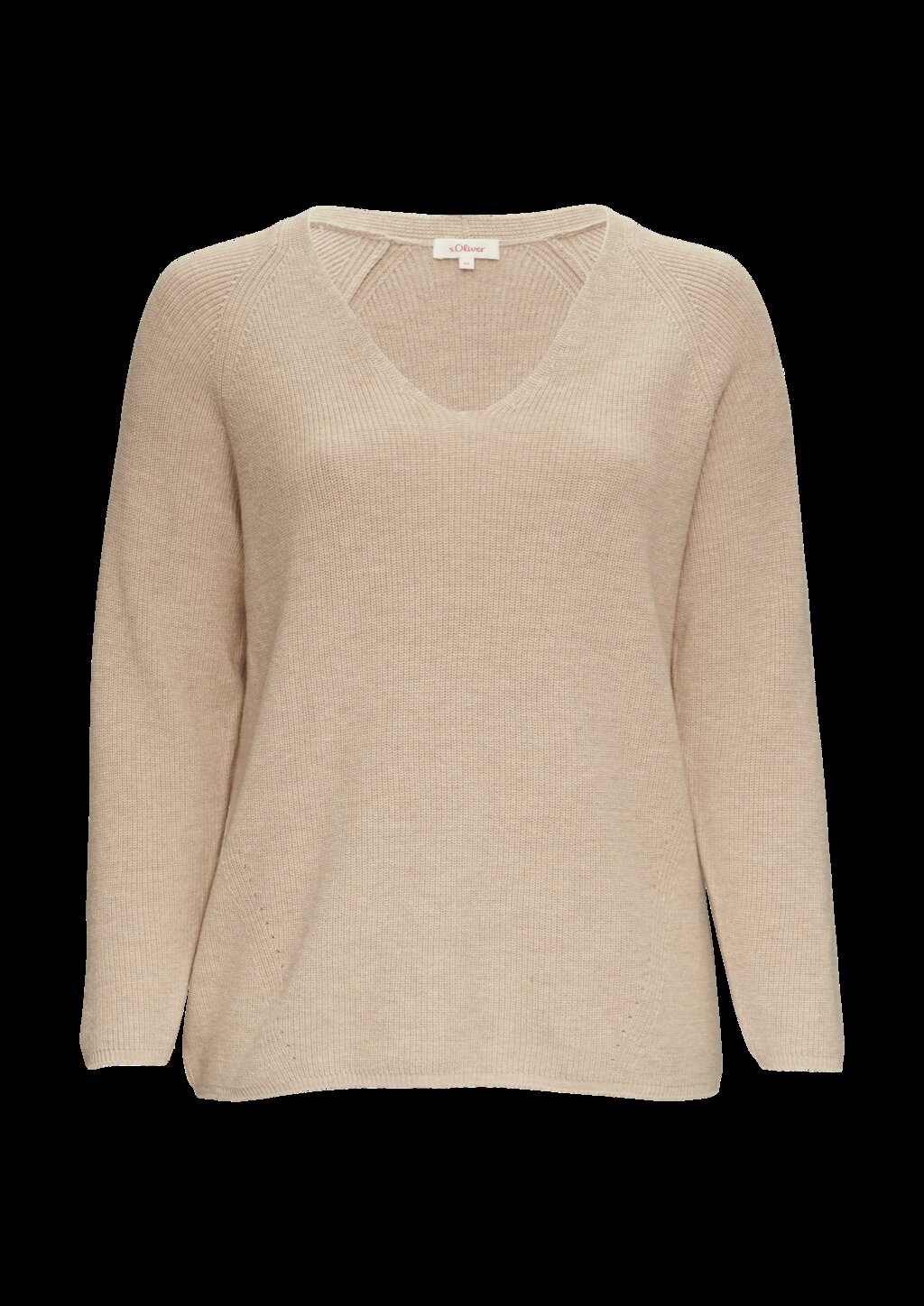 Strickpullover mit V-Ausschnitt im Relaxed Fit