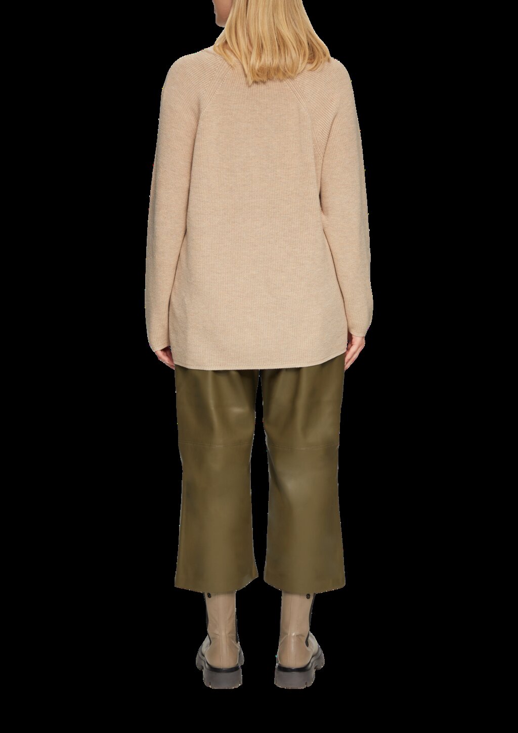 Strickpullover mit V-Ausschnitt im Relaxed Fit