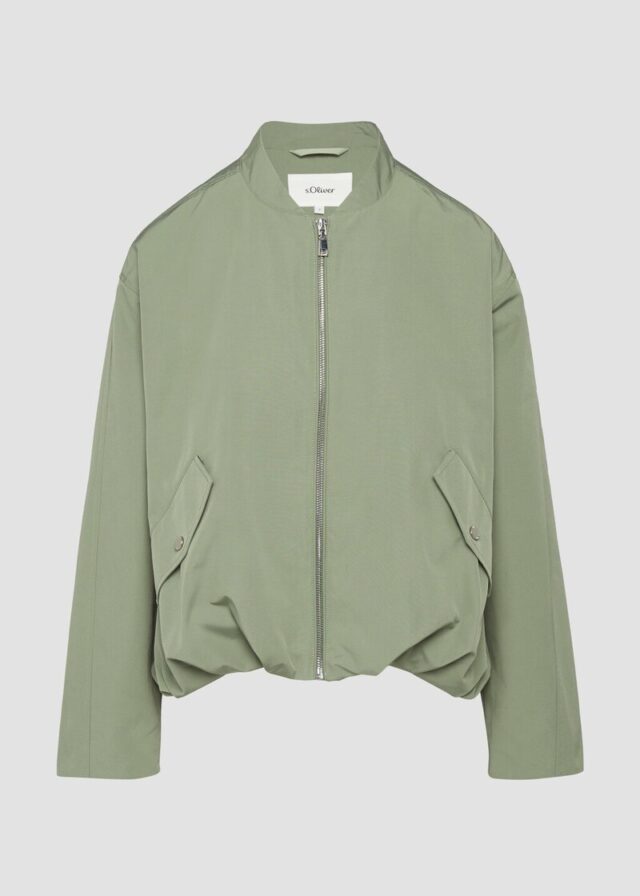 Blouson mit Raffungsdetails im Relaxed Fit