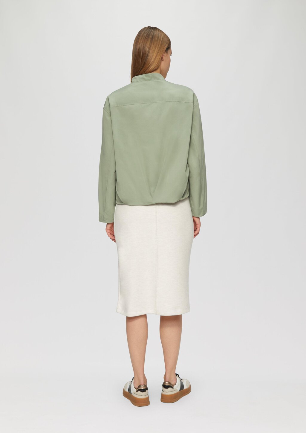 Blouson mit Raffungsdetails im Relaxed Fit