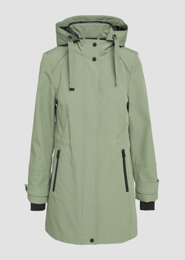 Wasserabweisende Jacke mit Kapuze