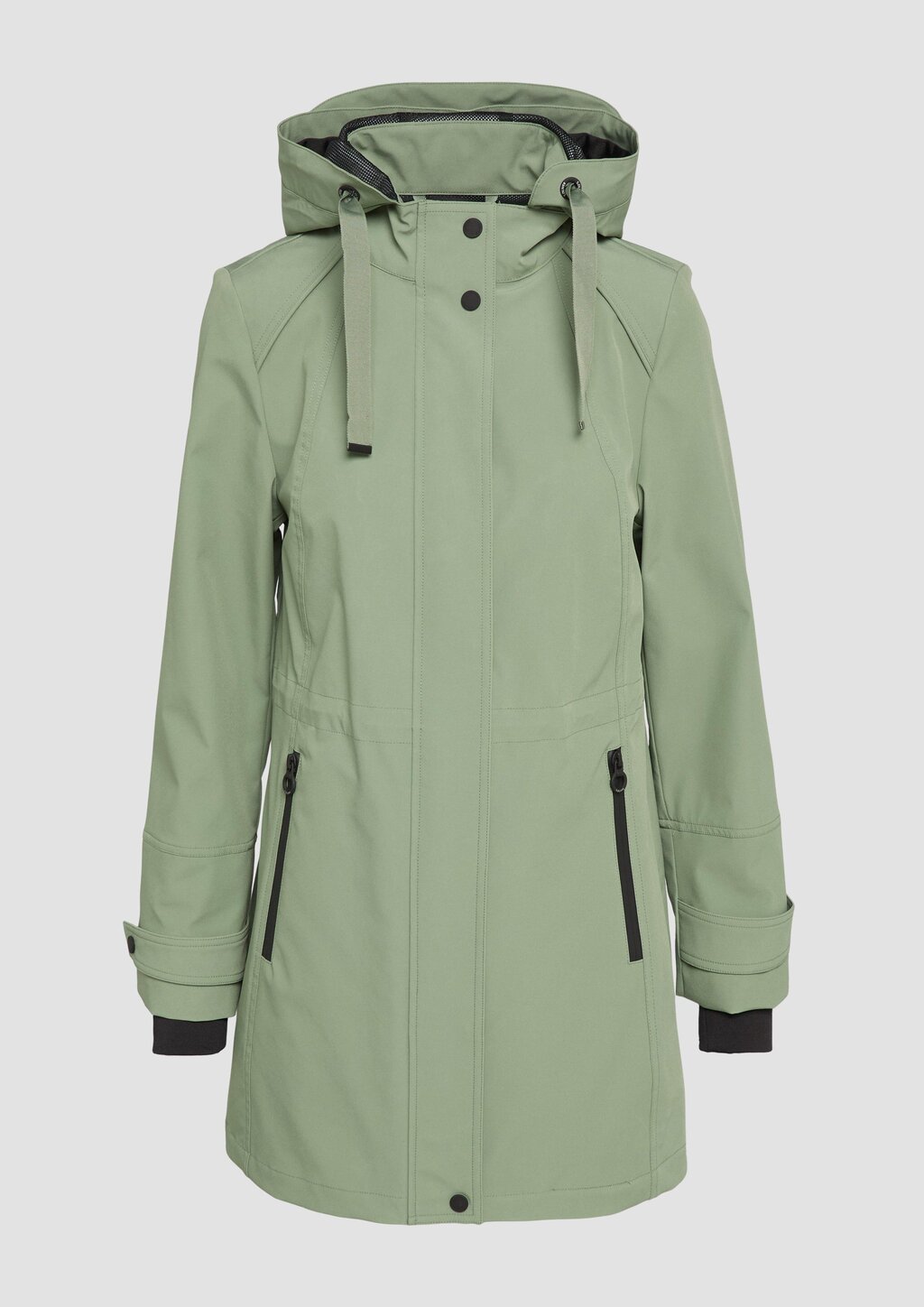 Wasserabweisende Jacke mit Kapuze