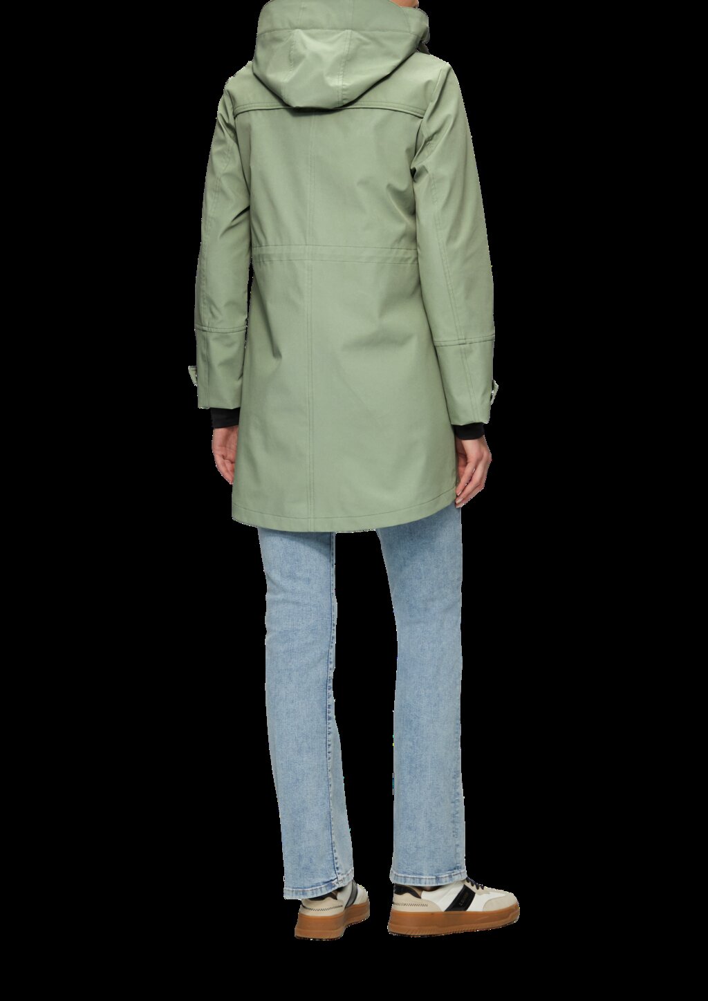 Wasserabweisende Jacke mit Kapuze