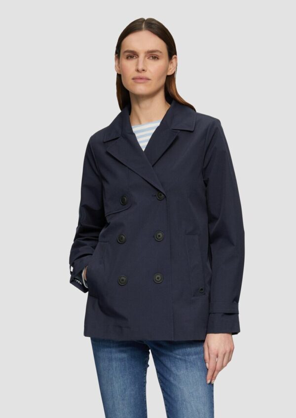 Wasserabweisende Cabanjacke mit Riegeldetail am Ärmel