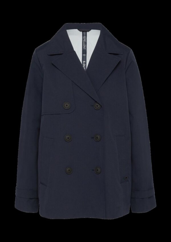 Wasserabweisende Cabanjacke mit Riegeldetail am Ärmel