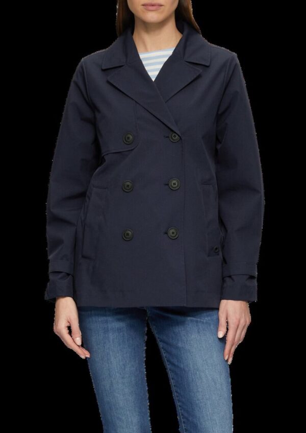 Wasserabweisende Cabanjacke mit Riegeldetail am Ärmel