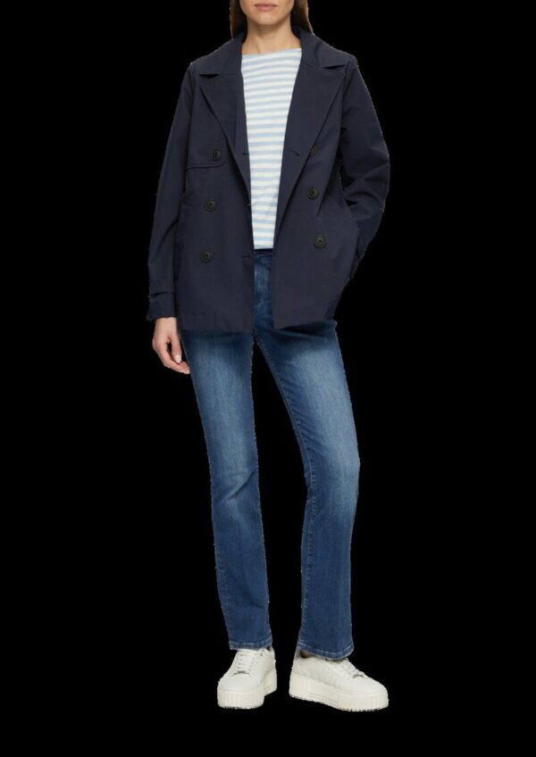 Wasserabweisende Cabanjacke mit Riegeldetail am Ärmel