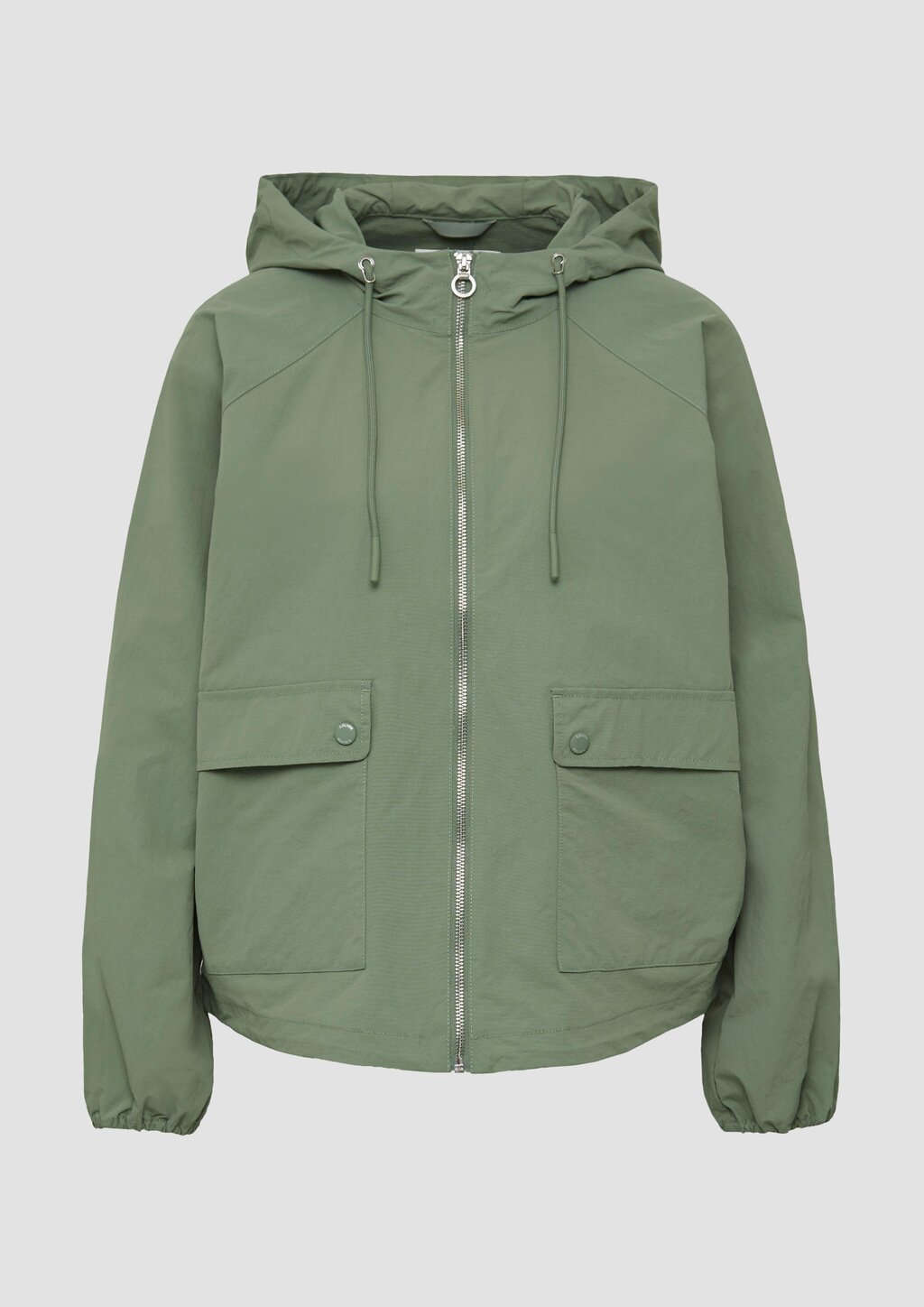 Leichte Outdoor-Jacke im Relaxed Fit mit Fledermausärmeln und Kapuze