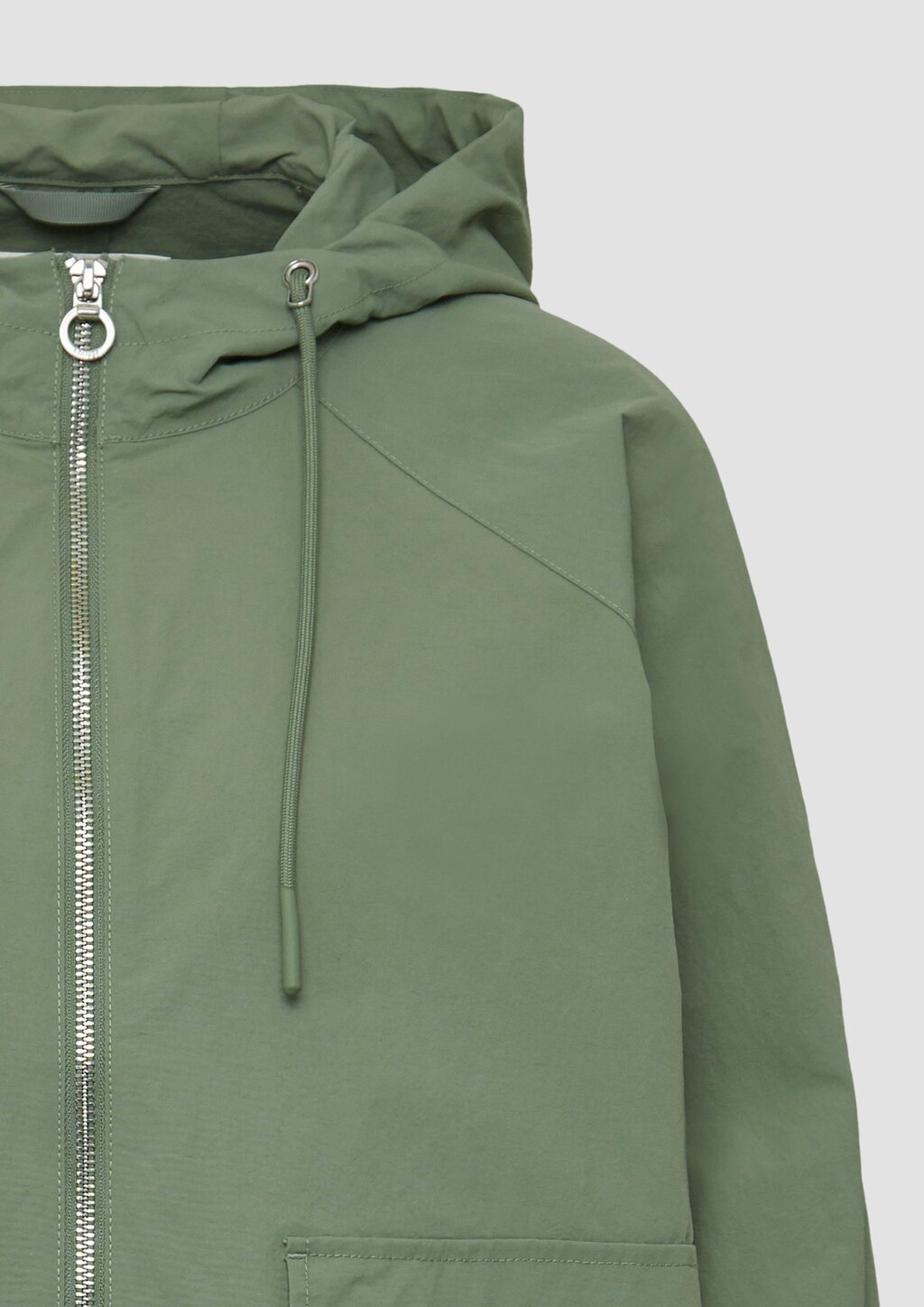 Leichte Outdoor-Jacke im Relaxed Fit mit Fledermausärmeln und Kapuze