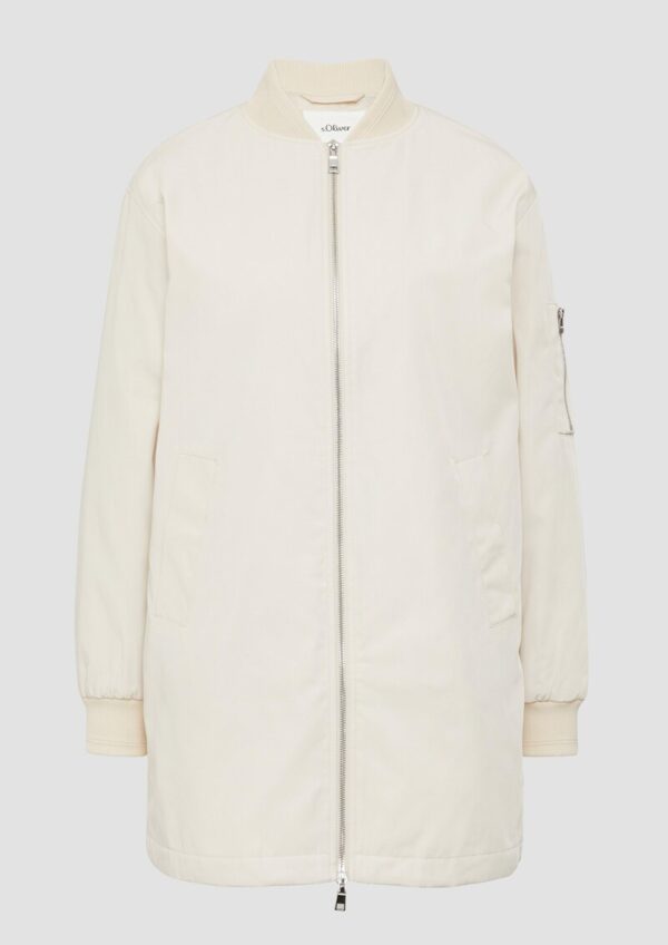 Leicht gefütterter Blousonmantel im Relaxed Fit