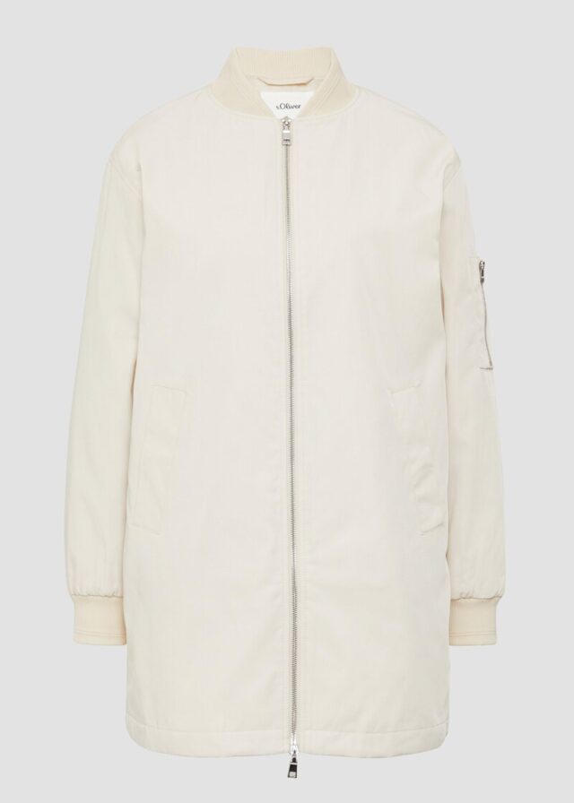 Leicht gefütterter Blousonmantel im Relaxed Fit