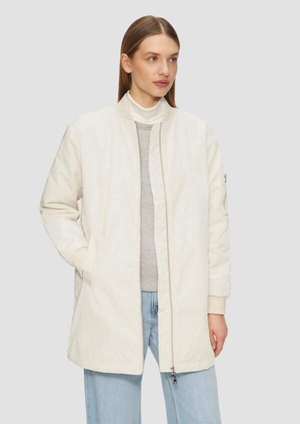 Leicht gefütterter Blousonmantel im Relaxed Fit