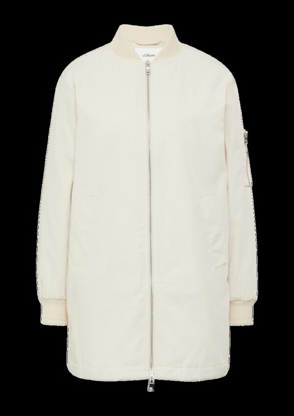 Leicht gefütterter Blousonmantel im Relaxed Fit