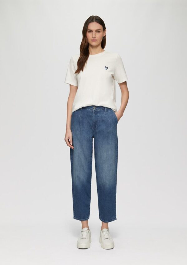 Ankle-Jeans / Regular Fit / High Rise / Barrel Leg