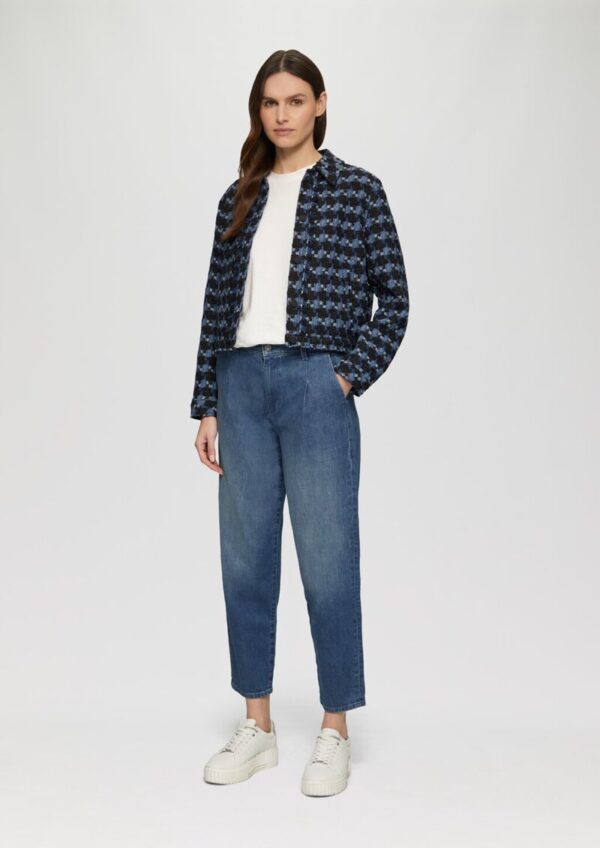 Ankle-Jeans / Regular Fit / High Rise / Barrel Leg