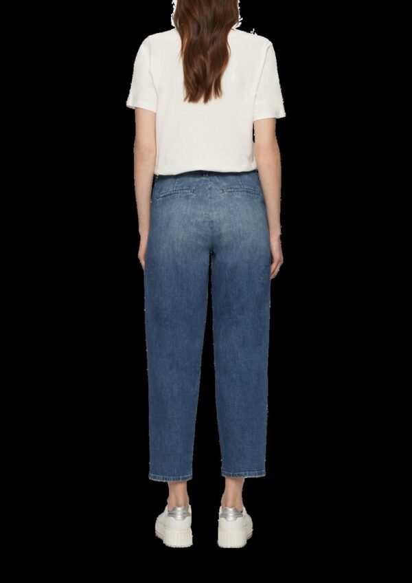 Ankle-Jeans / Regular Fit / High Rise / Barrel Leg