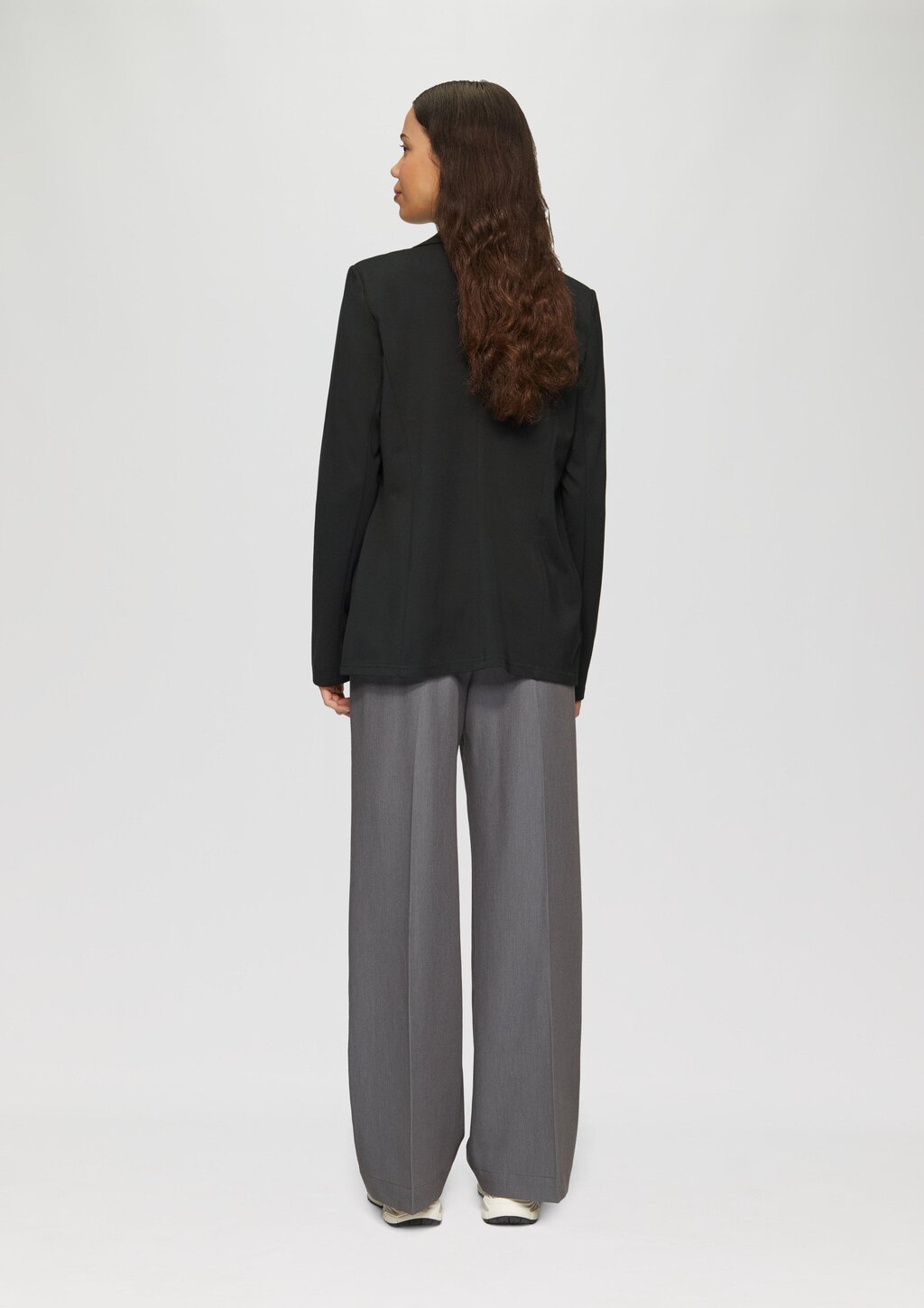 Elastischer Blazer aus Interlockjersey