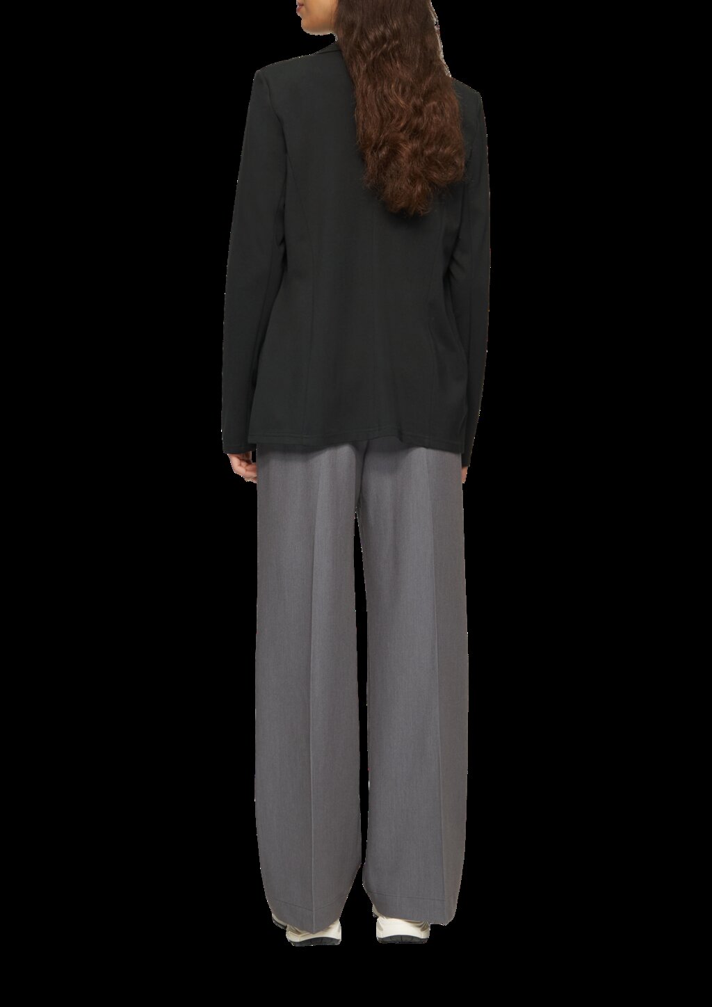 Elastischer Blazer aus Interlockjersey