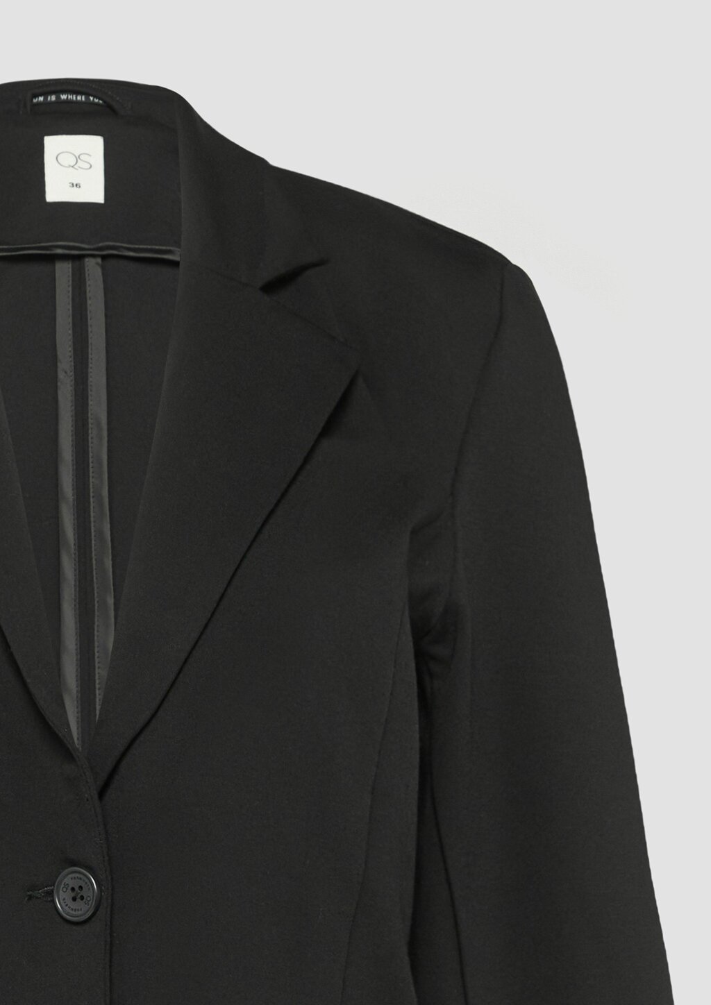 Elastischer Blazer aus Interlockjersey