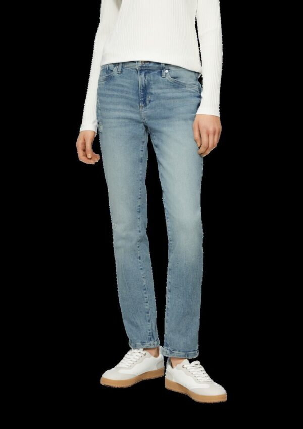 Jeans Betsy / Slim Fit / Mid Rise / Slim Leg / Used Look