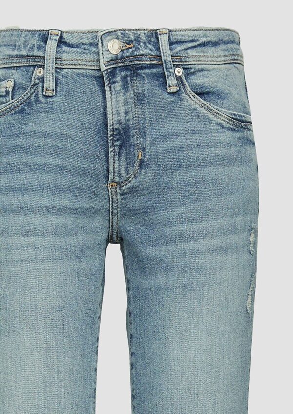 Jeans Betsy / Slim Fit / Mid Rise / Slim Leg / Used Look