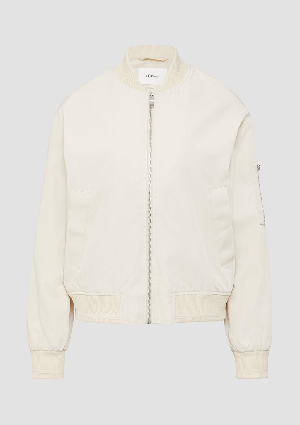 Blouson im Relaxed Fit mit Rippbündchen